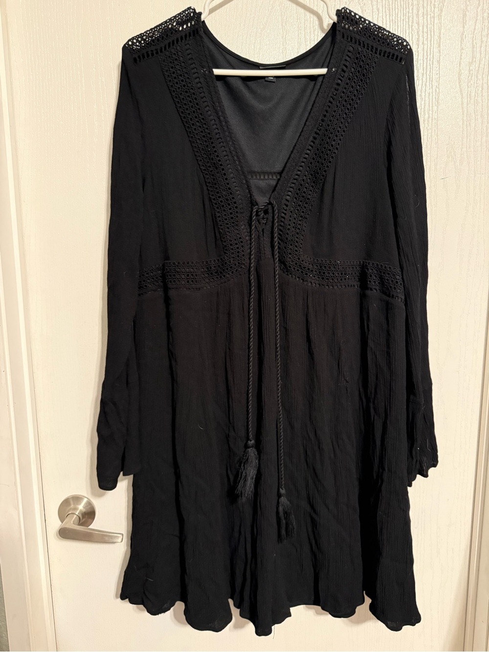 torrid Black Crochet-Trim Dress 2